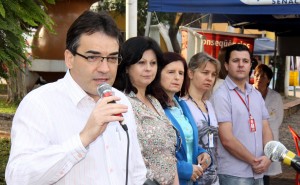 Prefeito Cantelmo Neto fez o lançamento da campanha, sábado no Calçadão