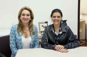 Jovelina Chaves e Claudia Cabral; evento é parceria do Centro Empresarial com o Sebrae