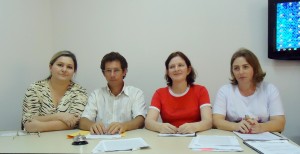 Dalva Zago, Ozório Borges, Tania Mara e Maristella Piloneto, nova mesa diretora 