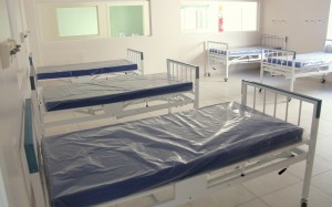 Salas de enfermaria da Upa começaram ser montadas nesta semana: custo para equipar o local é de R$ 1,15 milhão